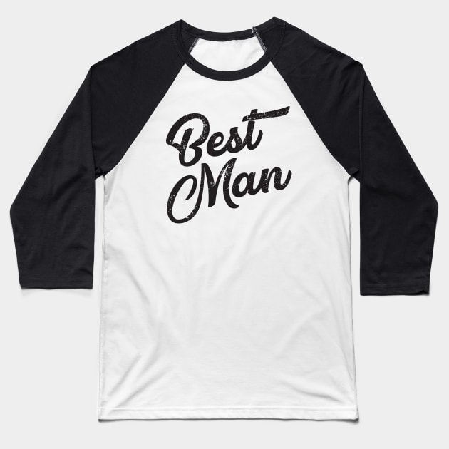 Best Man Baseball T-Shirt by One30Creative